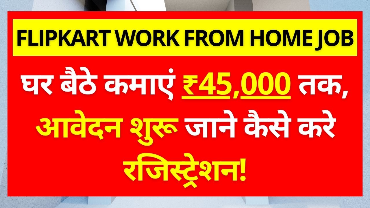 Flipkart Work From Home Job